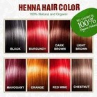 Allin Henna Powder Hair Color Dye Original  Free Shipping