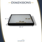 14 X 20 X 2 Riker Display Case Box For Collectibles Jewelry Arrowheads   More  