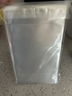 Psa  Sgc  Bgs Size Graded Card Poly Slab Bags 100 Sleeves 3 3 4 X 5 1 2 Pull Tab