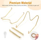 10 Pack Plate Hangers For The Wall  Suitable For 9-11 Inch Art Plate  Stainless