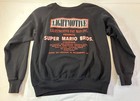 1993 Super Mario Bros Cast crew Sweatshirt  Lightmotive Fat Man   Size L   Black