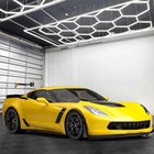 14 Grid Led Hexagonal Garage Light Diy Ceiling Light For Warehouse Workshops Gym
