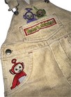 Vintage Telletubbies Corduroy Overalls 6 9m In A Rare Tan Color