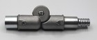 2-extension Pole Angle Adapter - Fits All Standard Threaded Poles   All Metal  H