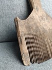 Big Vintage Antique Primitive Ukrainian Wooden Yarn Comb Home Traditional Decor