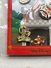 Wdw Main Street Fire Station Pin Set On Card Sealed   Mickey Mouse And Friends