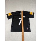 Nfl Team Apparel Kids Pittsburgh Steelers Roethlisberger 7 Jersey Black Size L 7