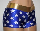 Wonder Woman Cheeky Booty Shorts   Adult  Dc Comics  Cosplay  Rave  Pole  Exotic