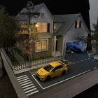 1 64 American House Diorama 12 x12  Handmade Wood Scene Base