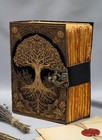 Handmade Leather Journal Tree Of Life Vintage Lock Diary Antique Paper Book