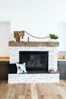 Hand Hewn Pine 72   Rustic Barn Beam Fireplace Mantel 6 Foot Chunky 8  By 8 