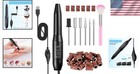 Portable Electric Nail Drill Machine   compact 20000 Rpm Usb Manicure Pedicure    