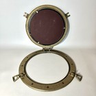 11 5  Brass Porthole Mirror Nautical Large Working Window Ship Cabin Wall Decor