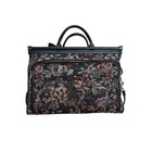 Atlantic Vintage Floral Tapestry Rolling Garment Bag Carry Suiter Travel Luggage