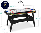 Best Choice Products Led 54 Inch Air Hockey Game Table W light-up Scoreboard