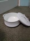 Dansk Kobenstyle Ihq White Enamel Dutch Oven 4qt Pot Denmark