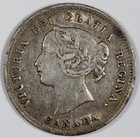 1898 5 Cent Canada Key Date 580 717 Mintage Very Fine    Km 2 Free Shipping