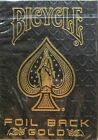 Bicycle Foil Back Gold Playing Cards - Limited Edition - Sealed