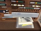 Teledyne Post Lettering Set Drafting Tools With Pens Templates Wooden Case