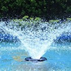 Rgb Led Pond Fountain Aerator with Color-changing Light Show  10000 Gph Floating