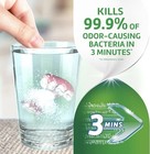 Polident 3 Minute Triple Mint Antibacterial Denture Cleanser Effervescent 120 Tb