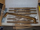 6 Pack Antique Brass Solid 6 3 Inch Hole Centers Cabinet Pulls Drawer Handles