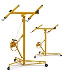     11ft Sheetrock Lift Rolling Drywall Lifter 150lbs Heavy Duty Lift Panel Hoist