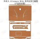 Kh Laptop Brushed Sticker Skin Cover Protector For Alienware M14x R1 R2 2012