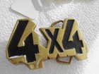 Belt Buckle Vintage 4 X 4 Solid Brass Classic Never Used