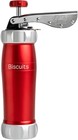 Biscuit Cookie Press Design Line  Red  Made In Italy  20 Shapes  2 Cookie Siz   