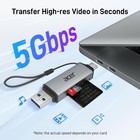 Acer Sd Card Reader Usb C Dual Slots Usb 3 0 Type C To Micro Sd Card Adapter