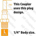 5pc Lincoln Quick Coupler Air Hose Connector Fittings 1 4 Npt Tools Plug L Style
