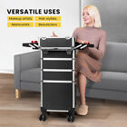 Aluminum 4 In 1 Rolling Makeup Case Train Salon Cosmetic Trolley Organizer Box