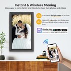 64gb 15 6  Large Digital Picture Frame  Uhale Wifi Electronic Photo Frames