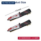 5 Pcs Mini Knife Hair Clips - Black Punk Barrettes   Pins For Women   Girls - Ha