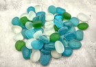 Beach Glass Assorted Frosted Tumble Round Pebbles  approx  1 Kilogram 1  Inches 