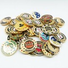 Poker Card Guard Pvc Bag Protector Metal Casino Coin Random 10pcs Set Big Sale