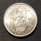 1946 British Silver  One Shilling  Enn Coins