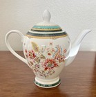 Emperor Garden Grace Teaware Fine Porcelain Teapot With Lid Floral 7 5    Tall