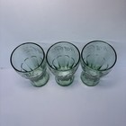 Vintage Coca-cola Green Glass Tumblers - Set Of 3