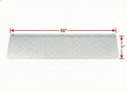Pit Posse Hinged Aluminum Trailer Door Slider Plate Extension 68  X 9 