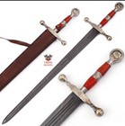Damascus Steel Sword Medieval Sword St George   The Dragon Replica Sword
