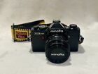Vintage Minolta Xg-se Camera Lot W  Lenses  Auto Electroflash  Case  Accessories