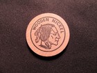 1967 Washington D c  Wooden Nickel Token - M w n a  3rd Convention Wooden Coin