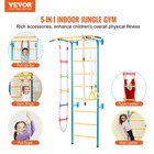 Vevor Wall Gym For Kids 5 In 1 Steel Indoor Kids Gym For Exercise Climbing Toys