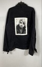 Kurt Cobain Official Black Denim Trucker Jacket Nirvana Grunge Graphic Patch Xl