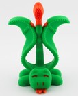 Baby Banana   Dragon Training Teether 1 Count  pack Of 1   Green  Orange 