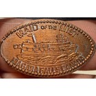 Niagara Falls Canada Pressed Penny Souvenir Set Maid Of The Mist Maple Leaf 2pc