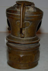 Vtg Auto Lite Carbide Lamp Coal Miners Head Brass Light Universal Lamp Co 