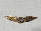 1970s - 1980s Vintage Continental Airlines Wings Badge 